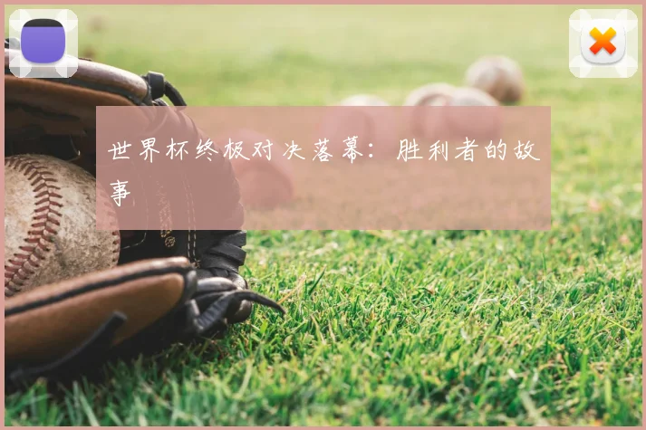 世界杯终极对决落幕：胜利者的故事